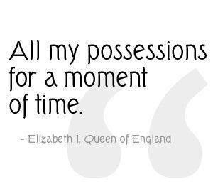 elizabeth i last words.